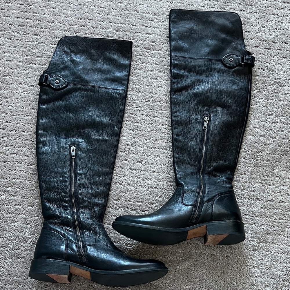 Frye Shirley over the knee boots